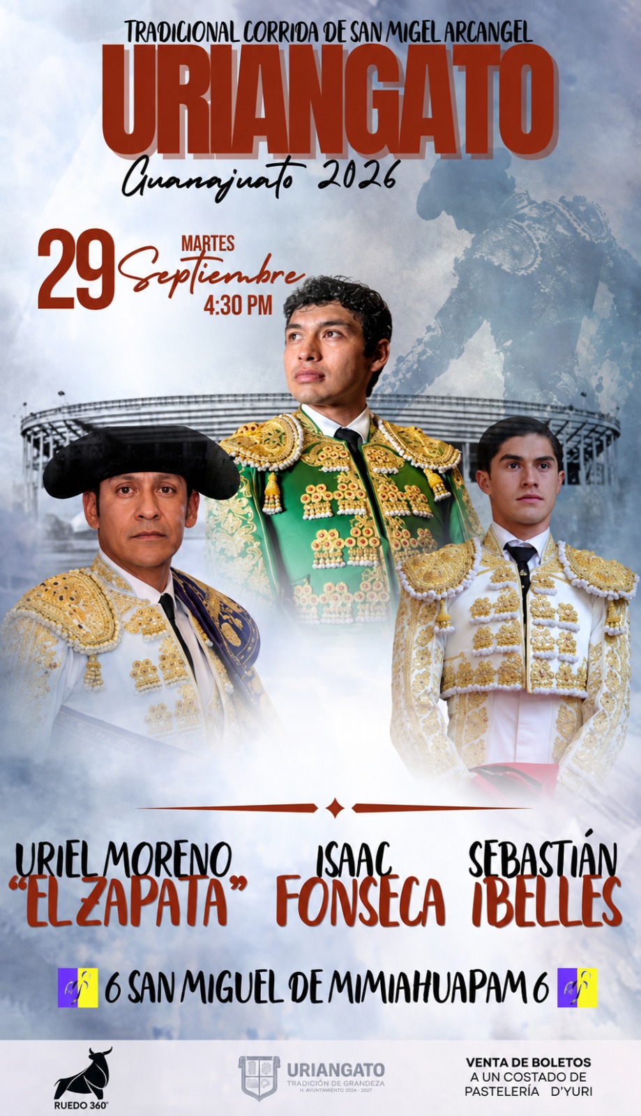 TRADICIONAL CORRIDA DE SAN MIGUEL ARCANGEL -2026-09-29